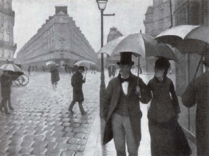 Mann am Fenster, Gustave Caillebotte